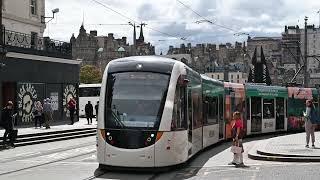 Edinburgh Trams in St Andrew Square