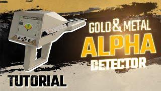 How to Use ALPHA Gold and Metal Detector?