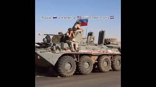 Russian and American troops meet in Syria