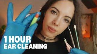 ASMR  1 Hour Of Intense Ear Cleaning asmr for workstudying