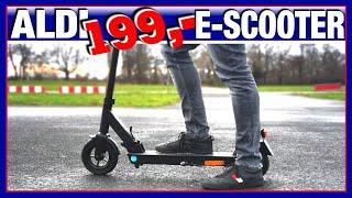 ALDI -199€- REVIEW - günstigster E-SCOOTER mit Zulassung Maginon Escooter Street One - TEST