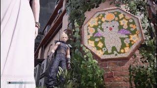 FINAL FANTASY VII REMAKE - THE LEAF HOUSE FLOWER ARRANGEMENT SCENES ALL 3 FLOWER COMBINATIONS