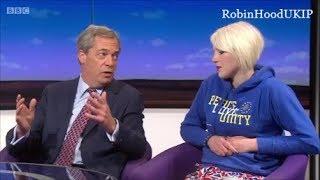 Nigel Farage destroys silly remainer snowflake