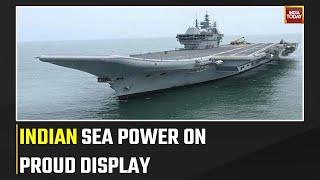 Indias First Indigenous Aircraft Carrier INS Vikrant Demonstrates Its Power To Rest Of The World