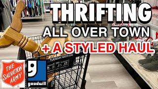 THRIFTING SALVATION ARMY • GOODWILL & YARD SALES • THRIFT HAUL • THRIFT WITH ME