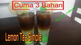 Ide Bisnis Baru Lemon  Tea Simple Cuma Tiga Bahan