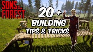 20+ Building Tips Tricks And Glitches  Sons of The Forest 1.0