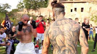 MMA PRO vs BOXING  Street fight Strelka Italia