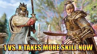 1 VS. X is harder now - Core Combat Update Fights - I like the Challenge For Honor