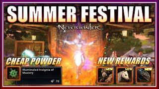 HUGE EVENT UPDATES How to Make the Most of Summer Festival 2024 powder food mounts Neverwinter