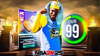 I HIT 99 OVERALL IN 1 WEEK • HOW TO HIT 99 OVERALL FAST + NEW BEST BUILD ANIMATIONS in NBA 2K25