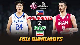 PHILIPPINES VS IRAN FULL GAME HIGHLIGHTS  JUNE 19 2022  FIBA U16 ASIAN CHAMPIONSHIP 2022