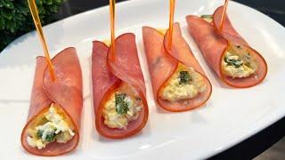 Snack in 5 minutes Delicious appetizer for a party or buffet