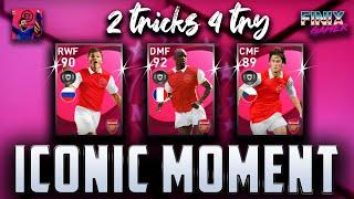 2 TRICKS+4 TRY=  ARSENAL ICONIC MOMENT PACK OPENING   PES 2021 Mobile