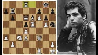 Гарри Каспаров проводит лобовую атаку в защите Нимцовича Шахматы