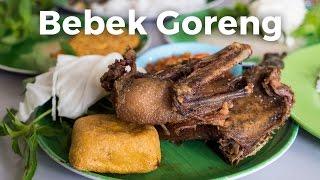 Best Indonesian Food - FRIED DUCK and SAMBAL at Bebek Goreng H. Slamet in Jakarta