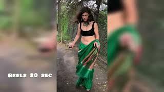 Hot saree navel whatsup status  Insta reels video