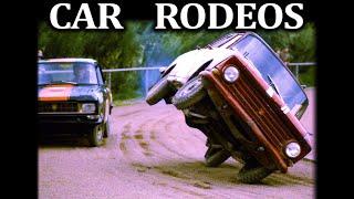 1980s Soviet Car Stunts Compilation. CAR RODEO #ussr