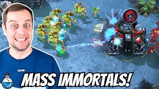 What is Terrans counter to Immortals?  Mass Immortal in Grandmaster #14 StarCraft 2