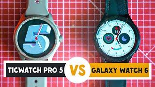 Samsung Galaxy Watch6 Classic vs Ticwatch Pro 5 Which is the BETTER Wear OS Smartwatch?