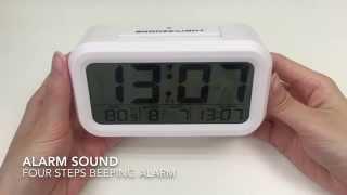 JCC automatic night glow digital alarm clock Unboxing and review - 3019