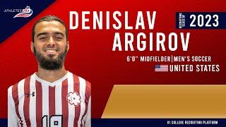 Mens Soccer  Midfielder  Denislav Argirov USA Recruit 2023   Highlights