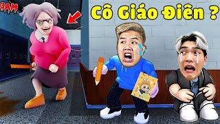 Huy Lơ Bị Cô Giáo Điên Bắt Cóc Lúc 3H Sáng Rồi Phải Trốn Thoát Khỏi Ngôi Trường Quỷ Ám Trong Roblox