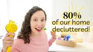 Decluttering 80% of our stuff changed EVERYTHING