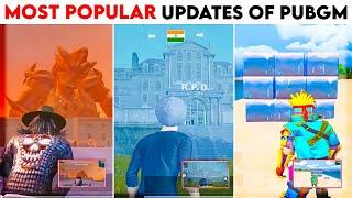 All 5+ MOST POPULAR *PUBG MOBILE UPDATES* Ever  Who was the best updates Ever Hindi