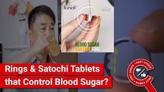 FACT CHECK Do Acupressure Rings & Satochi Tablets Help Control Blood Sugar Levels?