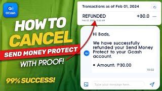 Paano i-Cancel ang Send Money Protect GCASH  With Proof 99% Success