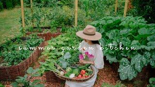 #75 Summer Kitchen Cooking with What My Garden Gives Me  Countryside Life