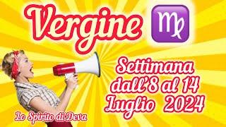 Vergine ️ dall’8 al 14 Luglio 2024 #vergine #previsionisettimanali #oroscopovergine #tarocchiamore