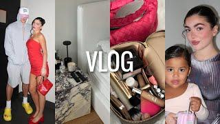 VLOG new room tour GRWM for Halloween + pack with me