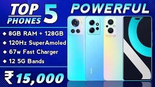 8GB RAM  Top 5 Powerful Phone Under 15000 in India 2023  Best Smartphone Under 15000 5g