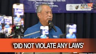 Muhyiddin My speech was factual didnt mean to insult former Agong