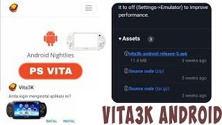 Emulator PS Vita di Android  Cara Vita3k Github