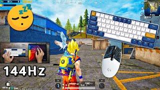 HANDCAM ROYAL KLUDGE RK61 PLUS SOUND ASMR   PUBG MOBILE 90 FPS EMULATOR GAMELOOP 2023