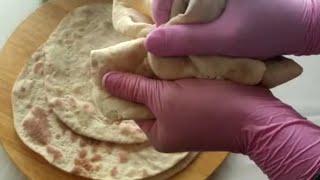 طرز تهیه نون تافتون خونگی   How To Bake Taftoon Bread