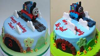 Thomas The Train Cake Tutorial   Thomas The Train Engine Birthday Cakes Designs