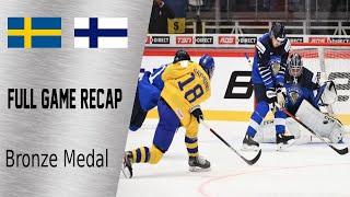 Sweden vs Finland Bronze Medal game Highlights  January 5th WJC 2020