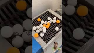 Ball crushing mashine #shredder #egg #satisfying #liquidshredder