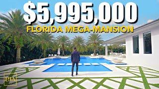 Inside a $6000000 FLORIDA MEGA MANSION  Luxury Home Tour  Peter J Ancona