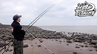 Beach Fishing Casting From the Shore