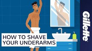 Shaving Armpit Hair  Manscaping Tips with Gillette STYLER