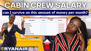 Ryanair Cabin Crew Salary?  My Payslip Breakdown FLIGHTS BONUS DEDUCTIONS. How Much Money€£$