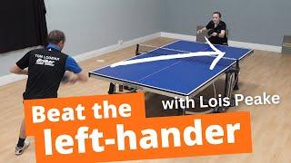 Tactics to beat a left-handed player with Lois Peake