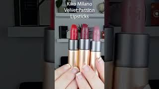 TOP 5 BY 6 BRANDS KIKO MILANO VELVET PASSION LIPSTICK #shorts