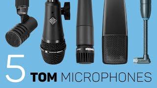 5 tom microphones Shure Beta 98 amp c SM57 Sennheiser MD 421 Telefunken M80 beyerdynamic TG D35 mic