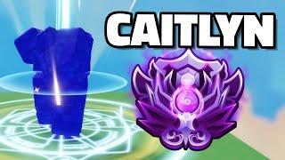 Carrying A FAN with CAITLYN in Roblox Bedwars..